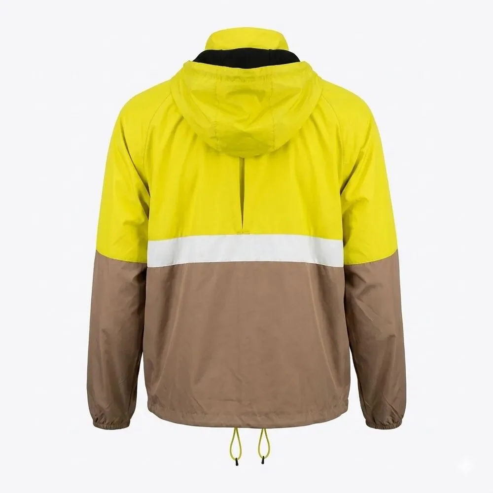 DKNY Hooded Lightweight Athletic Jacket Men’s LARGE Reflective Full Front Zip - Picture 2 of 6